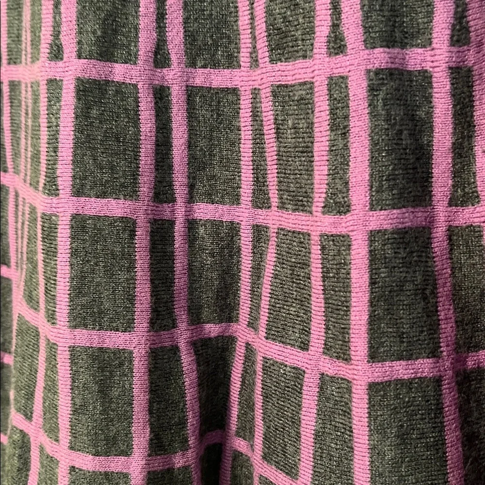 NWOT Krimson Klover purple & gray flare skirt.